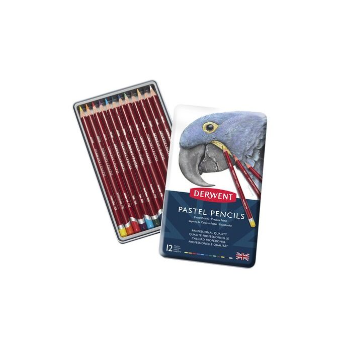 Derwent Pastel Pencil Tin Set 12 SET