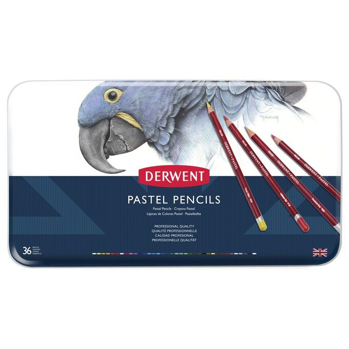 Derwent Pastel Pencil Tin Set 36 SET