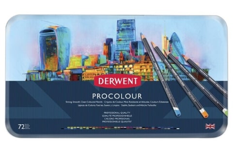 Derwent Procolour Pencil Tin Set 72 SET