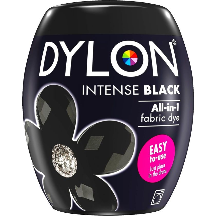 Dylon Fabric Machine Dye Pods Intense Black 350g
