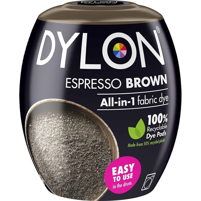 Dylon Fabric Machine Dye Pods Espresso Brown 350g