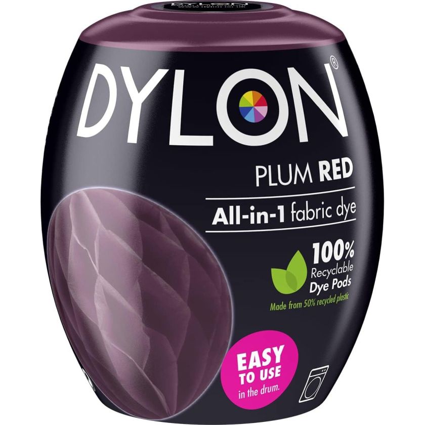 Dylon Fabric Machine Dye Pods Plum Red 350g