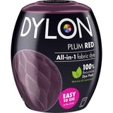 Dylon Fabric Machine Dye Pods Plum Red 350g