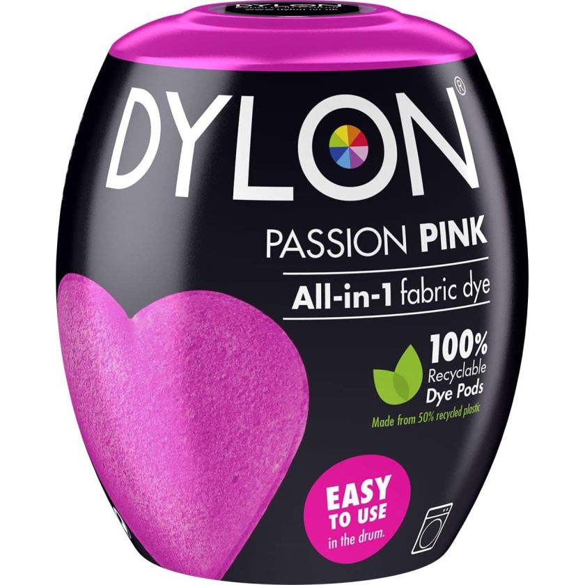 Dylon Fabric Machine Dye Pods Passion Pink 350g