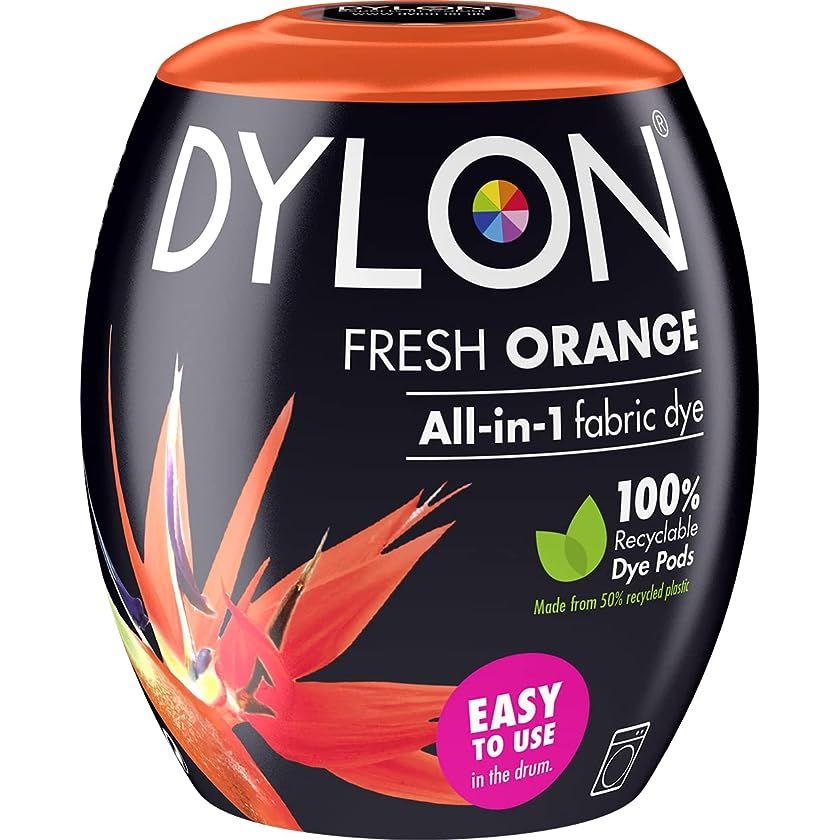 Dylon Fabric Machine Dye Pods Fresh Orange 350g