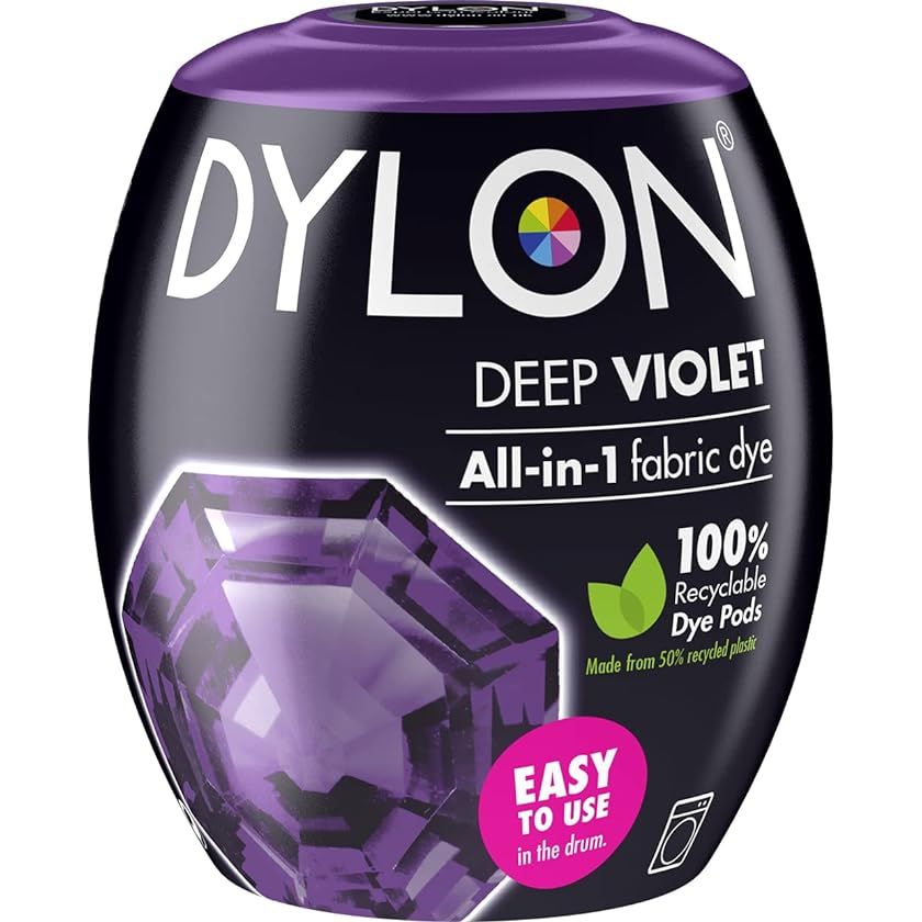 Dylon Fabric Machine Dye Pods Deep Violet 350g