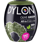 Dylon Fabric Machine Dye Pods Olive Green 350g