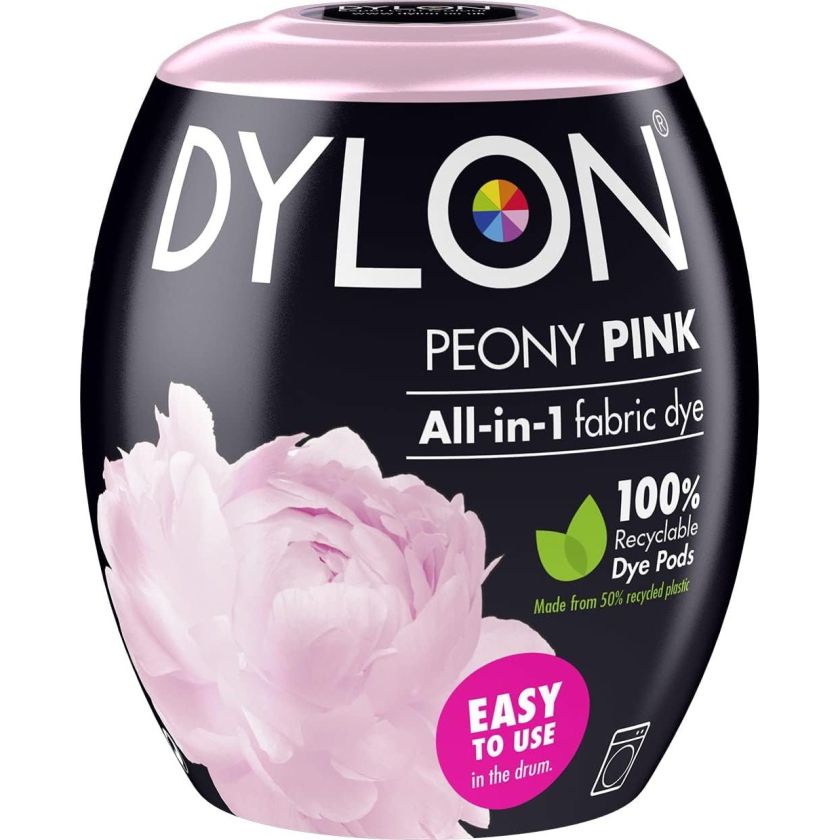 Dylon Fabric Machine Dye Pods Peony Pink 350g