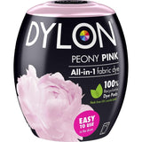 Dylon Fabric Machine Dye Pods Peony Pink 350g
