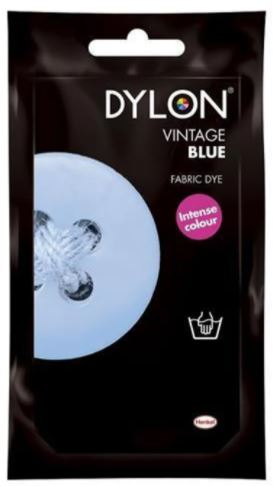 Dylon Fabric Hand Dye Vintage Blue (Was China Blue) 50g