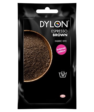 Dylon Fabric Hand Dye Espresso Brown (Was Dark Brown) 50g