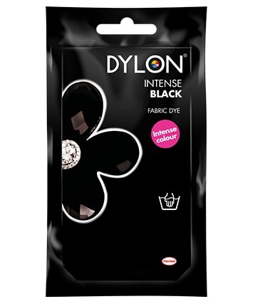 Dylon Fabric Hand Dye Intense Black (Was Velvet Black) 50g