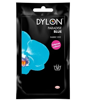 Dylon Fabric Hand Dye Paradise Blue (Was Bahama Blue) 50g