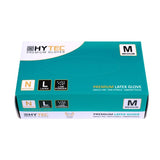 Hytec Latex Gloves Low Powder Packet 100 Medium