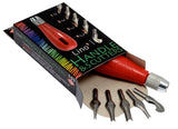 Essdee Lino Cutters With Handle (No. 1-5) SET