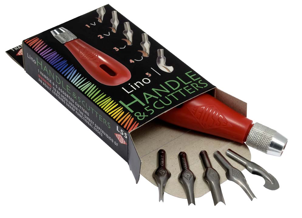 Essdee Lino Cutters With Handle (No. 1-5) SET