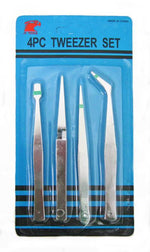 Expression Stainless Tweezers Set 4 SET