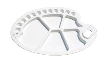 Expression Oval Plastic Palette 32x25cm