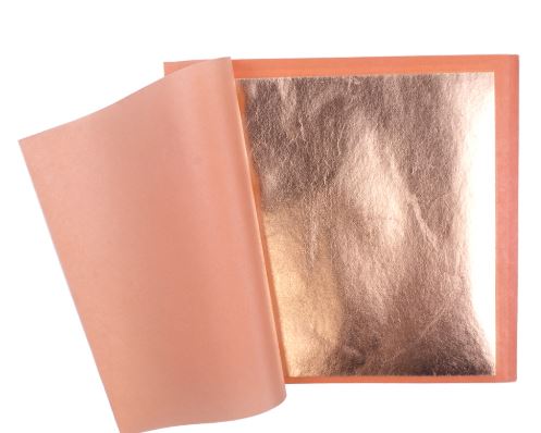 Expression Imitation Metal Leaf Copper 25 Sheets