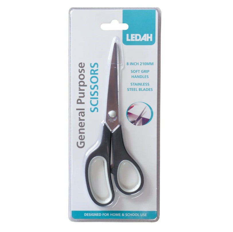 LEDAH GENERAL PURPOSE SCISSORS BLACK
