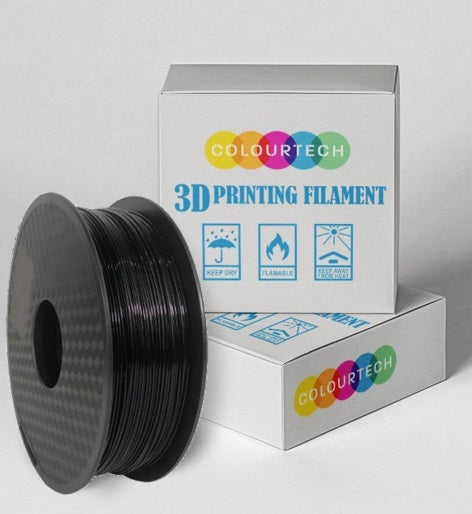 PLA 3D Printing Filament 1kg Roll Black