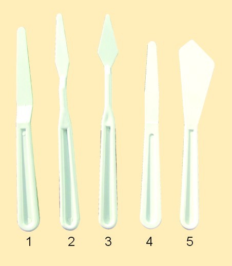Expression Plastic Painting Palette Knife Set 5 SET