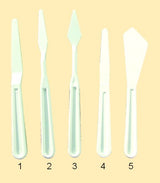 Expression Plastic Painting Palette Knife Set 5 SET