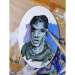 Expression Stretched Canvas Oval 50x60cm