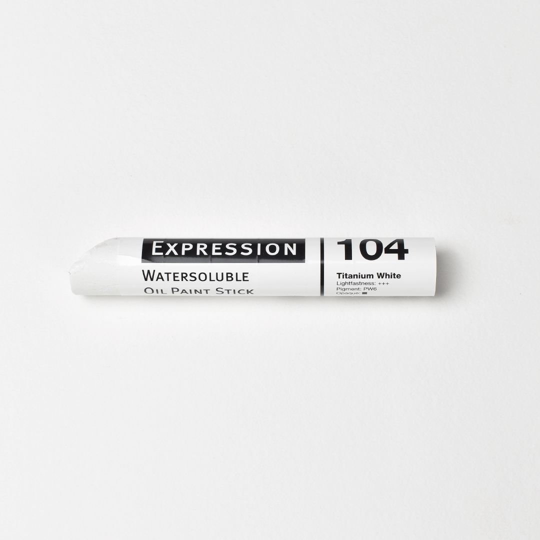 Expression Water Soluble Oil Paint Stick Titanium White 37ml