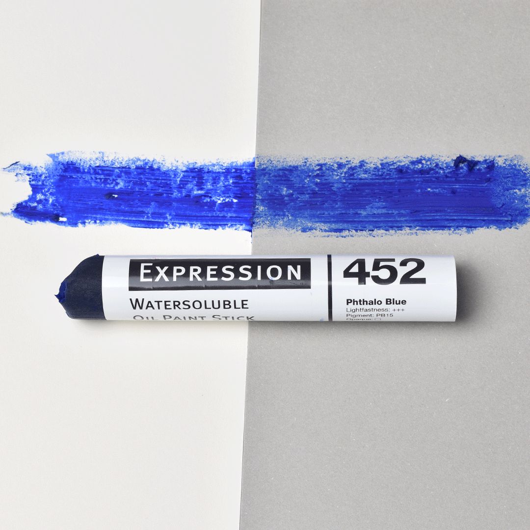 Expression Water Soluble Oil Paint Stick Phthalo Blue 37ml