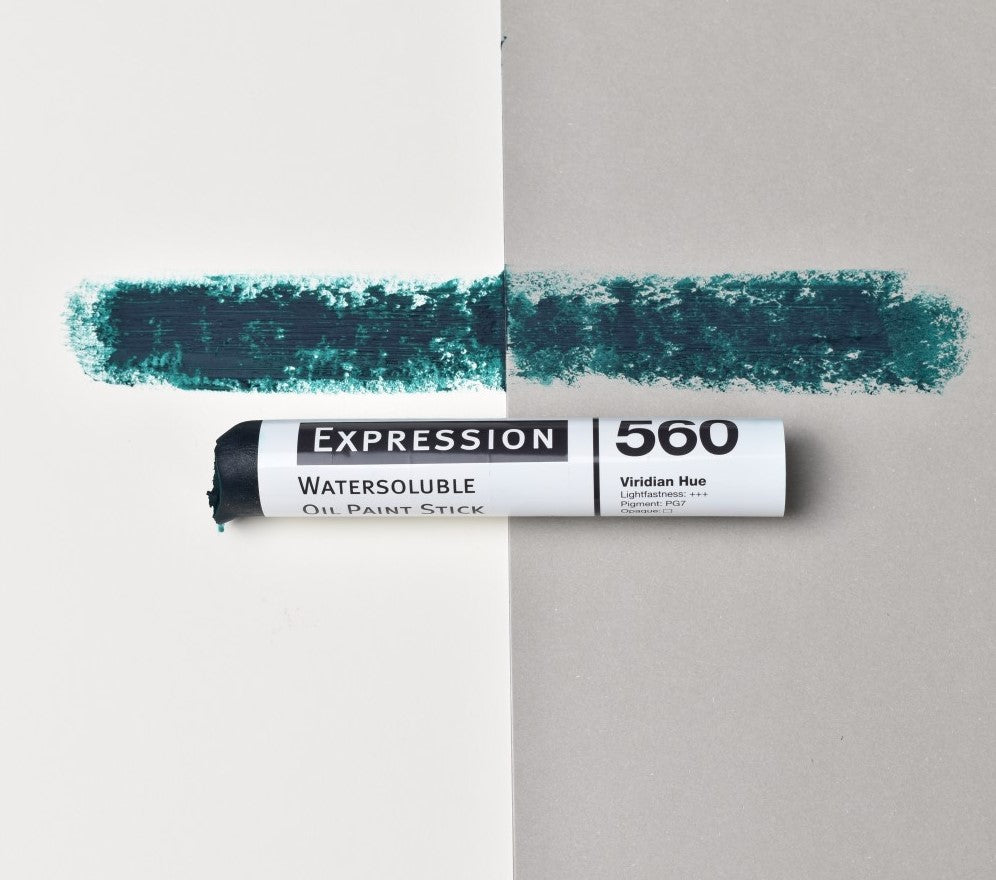 Expression Water Soluble Oil Paint Stick Viridian Hue 37ml
