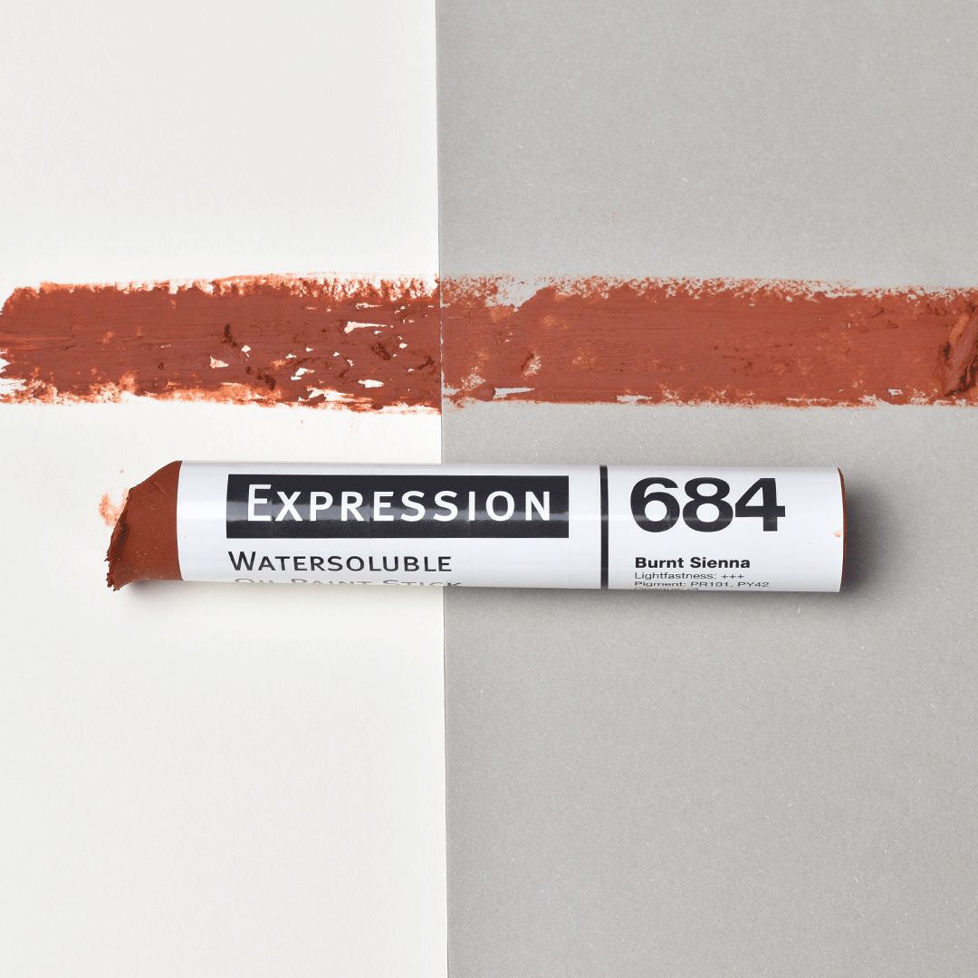 Expression Water Soluble Oil Paint Stick Burnt Sienna 37ml
