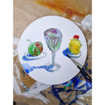 Expression Stretched Canvas Round 40cm