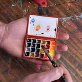 Expression Mini Watercolour Paint Plastic Box Set 24