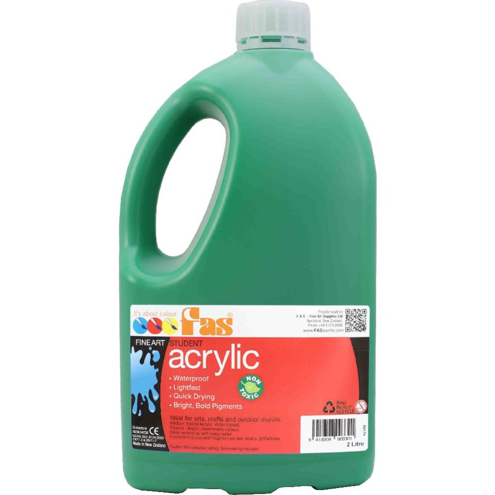 FAS STUDENT ACRYLIC GREEN DEEP