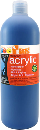 FAS STUDENT ACRYLIC COOL BLUE 1L