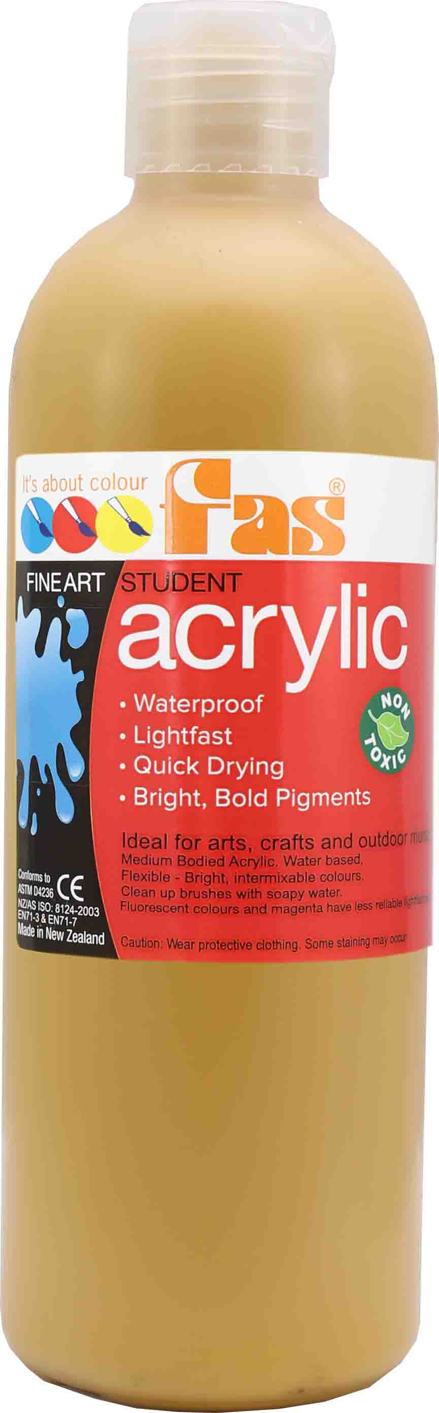 FAS STUDENT ACRYLIC YELLOW OXIDE