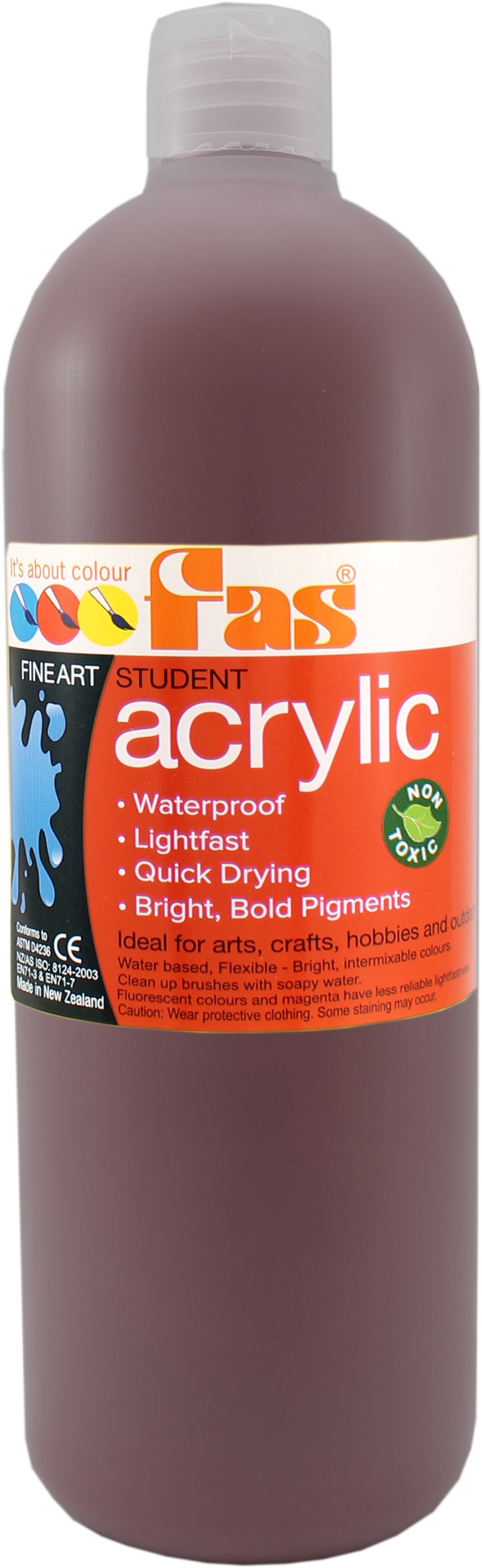 FAS STUDENT ACRYLIC BURNT SIENNA