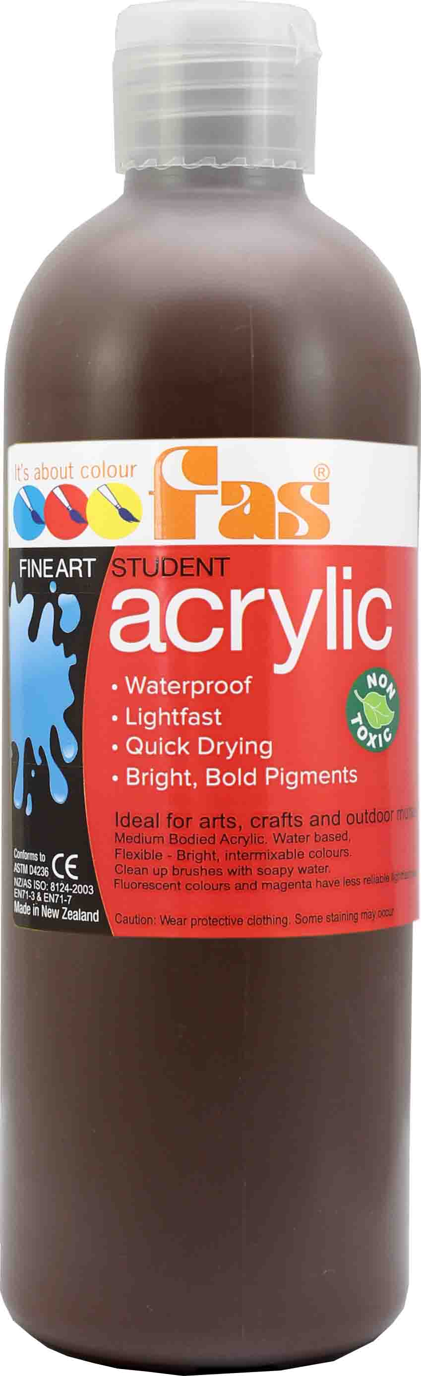 FAS STUDENT ACRYLIC BURNT UMBER