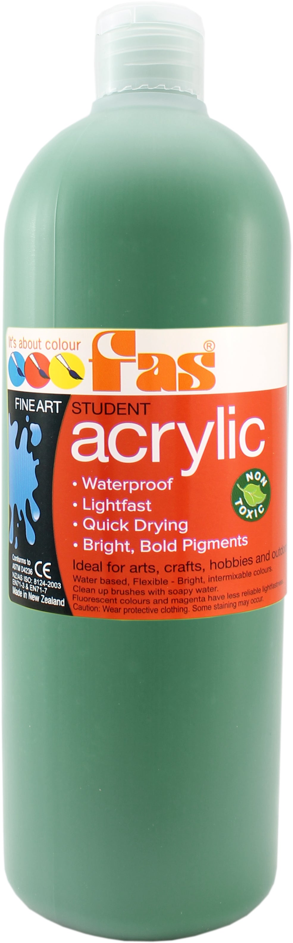 FAS STUDENT ACRYLIC GREEN DARK