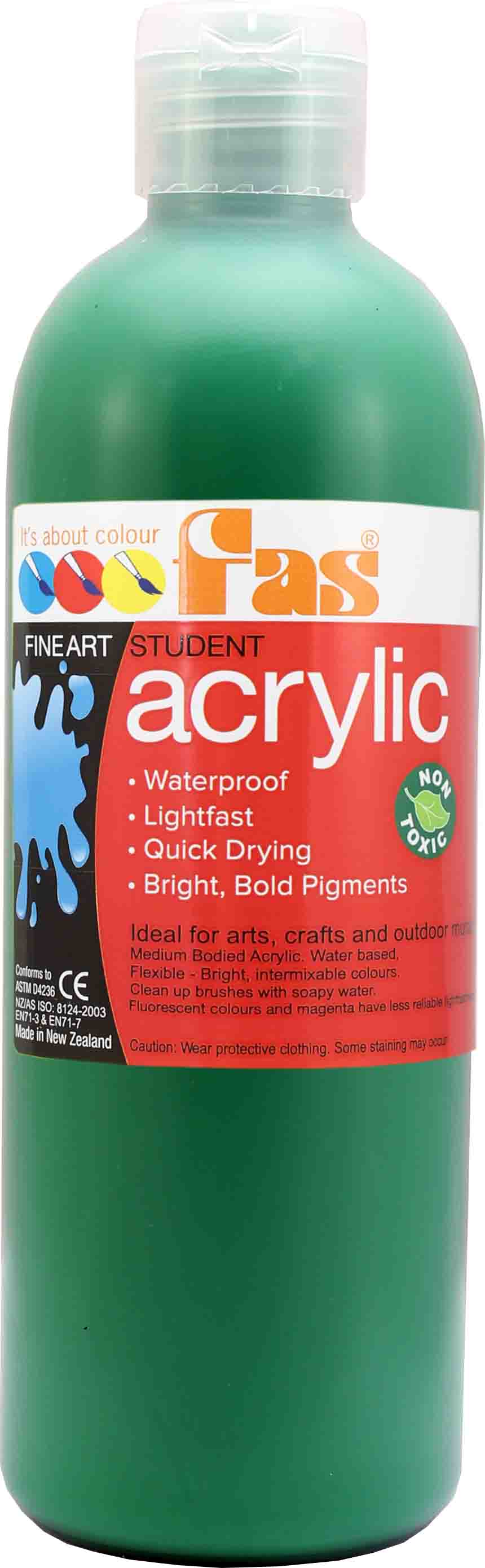 FAS STUDENT ACRYLIC GREEN DEEP