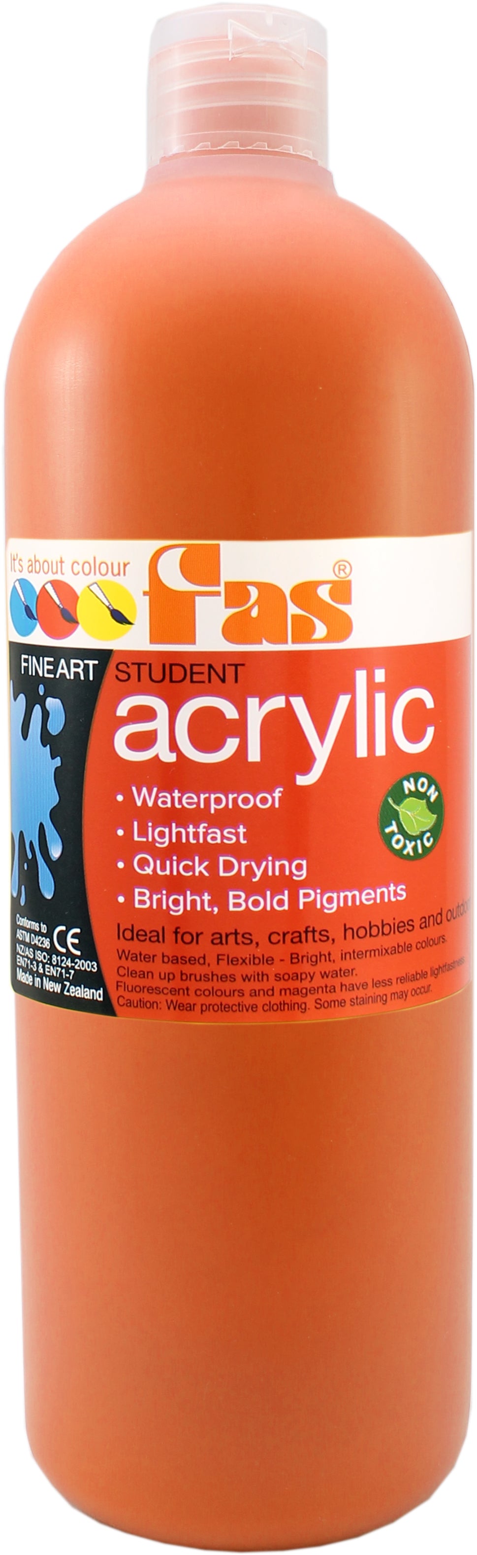 FAS STUDENT ACRYLIC ORANGE