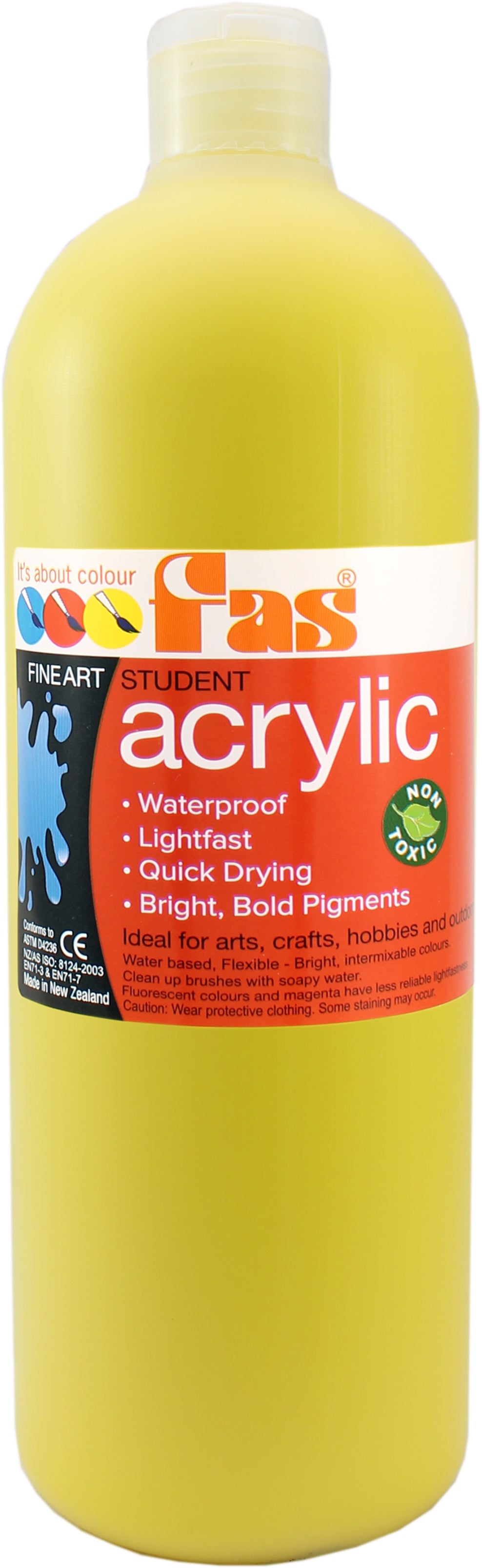 FAS STUDENT ACRYLIC COOL YELLOW