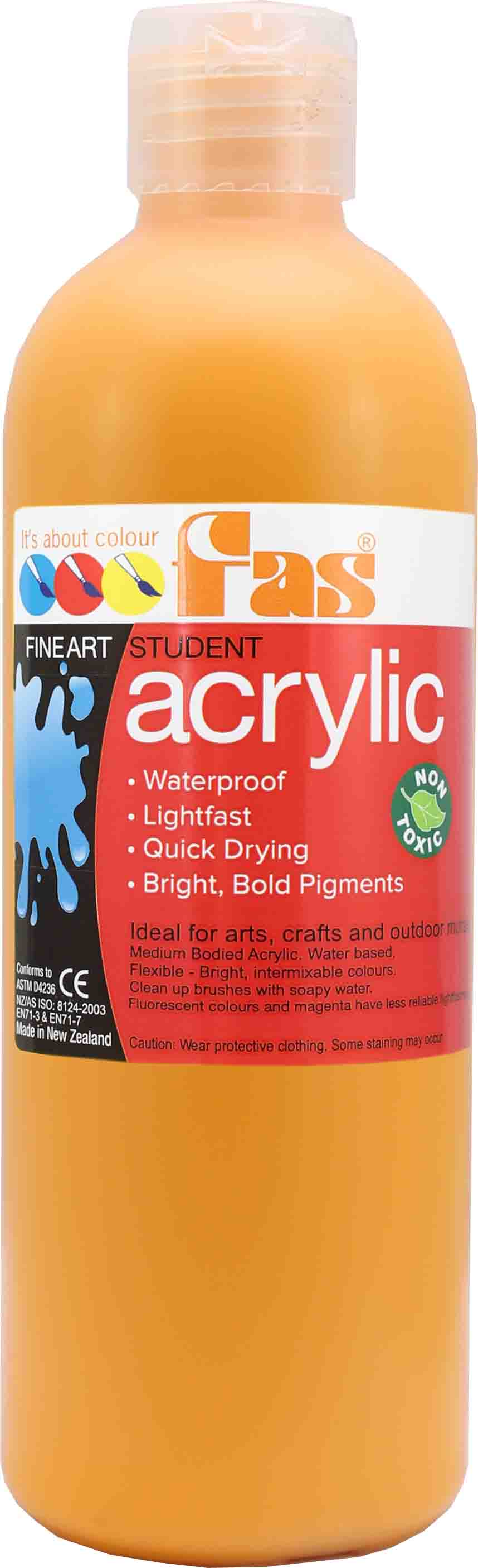 FAS STUDENT ACRYLIC WARM YELLOW