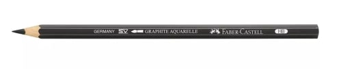 Faber Castell 9000 Aquarelle Graphite Pencil HB