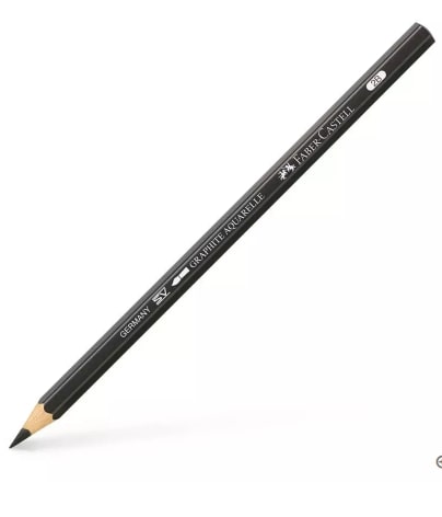 Faber Castell 9000 Aquarelle Graphite Pencil 2B