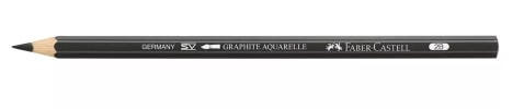 Faber Castell 9000 Aquarelle Graphite Pencil 2B