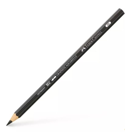 Faber Castell 9000 Aquarelle Graphite Pencil 4B