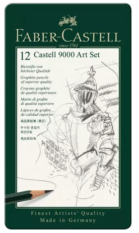 Faber Castell 9000 Graphite Pencil Art Set 12 SET