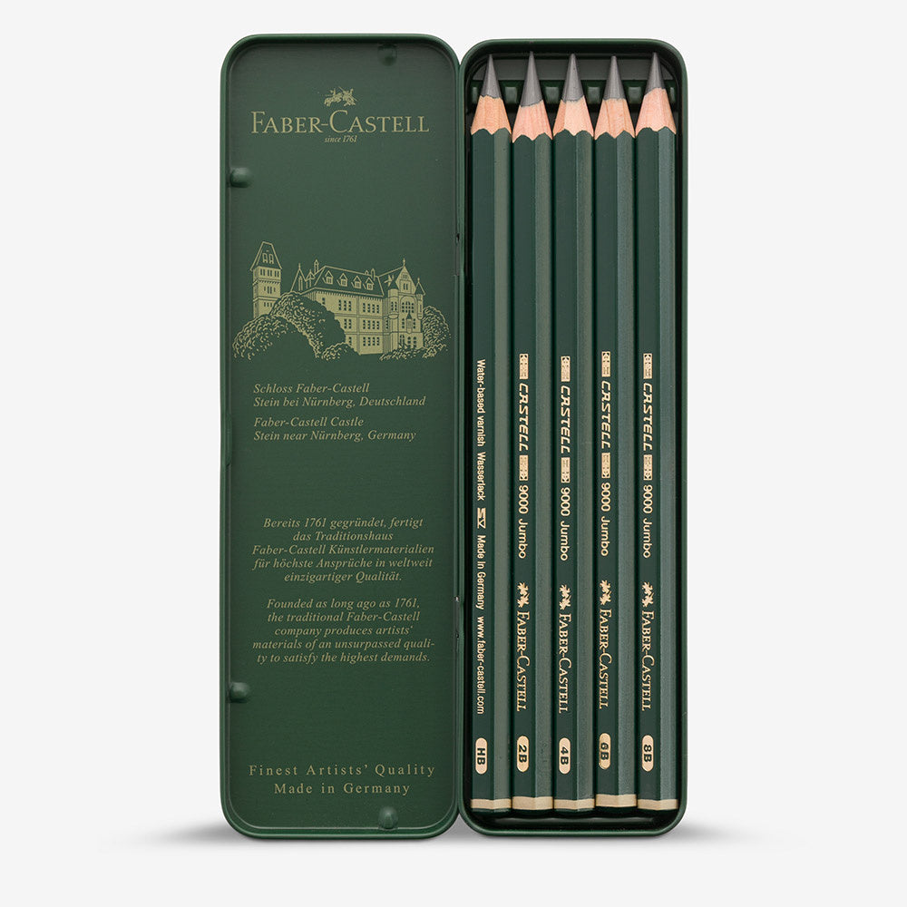 Faber Castell 9000 Jumbo Graphite Pencil Set 5
